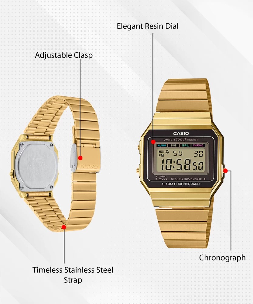CASIO A700WG-9ADF - Görsel 4